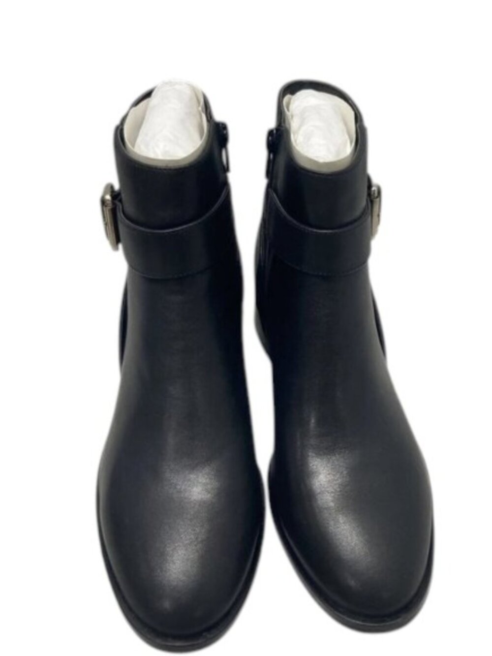 NEW WHITE HOUSE BLACK MARKETNapa Buckle Short Booties – Women’s Size 9 – Black
